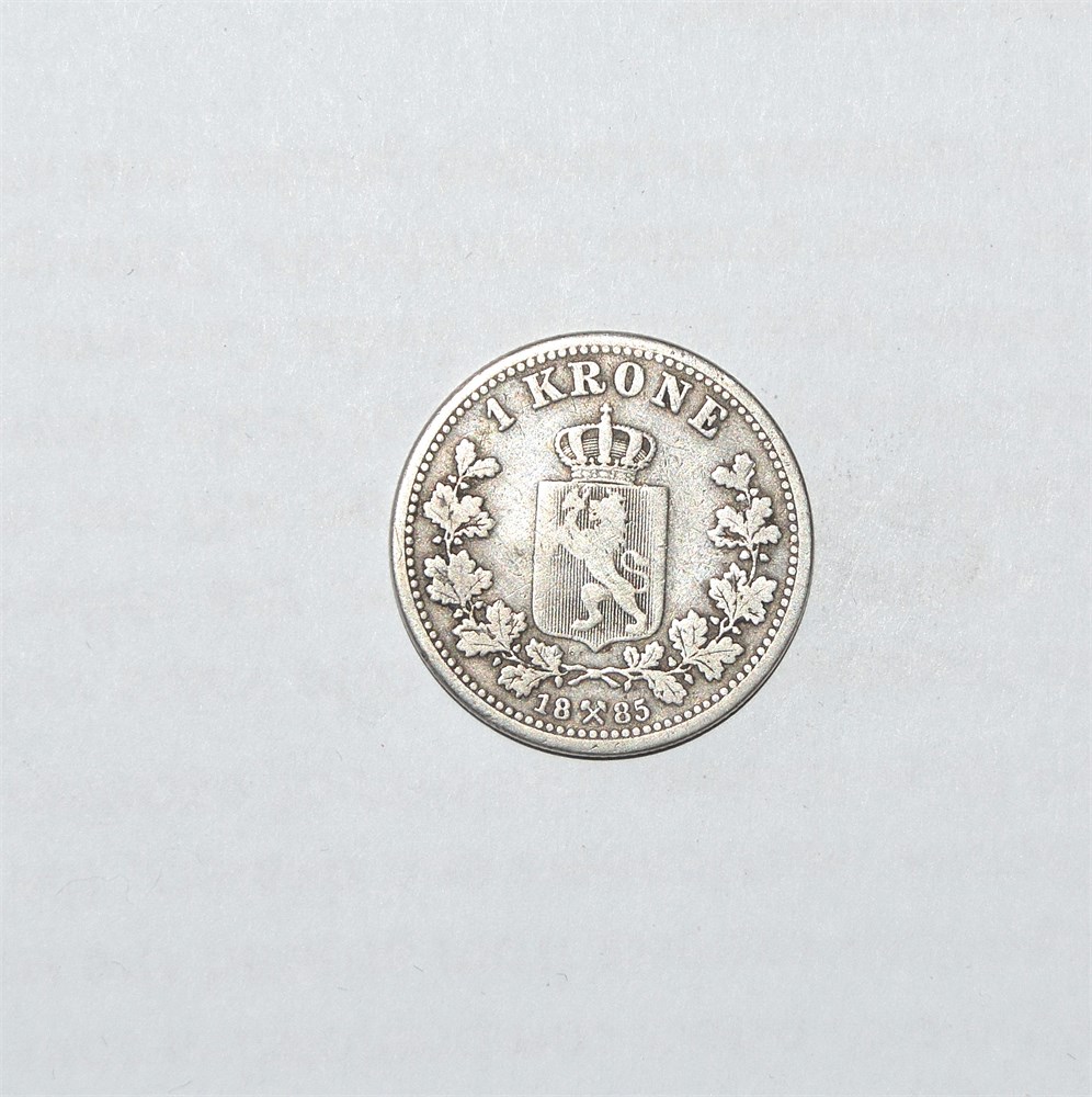 Norge 1 krone 1885 kv. 1-