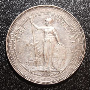 England Trade dollar 1899 B, 1+