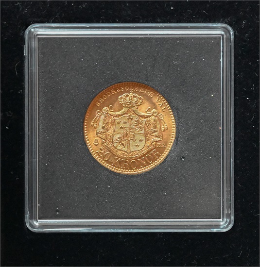 Sverige 20 kroner 1889 kv 0