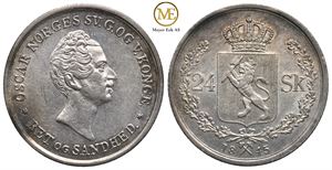 24 skilling 1845 Oscar I. Kv.0/01