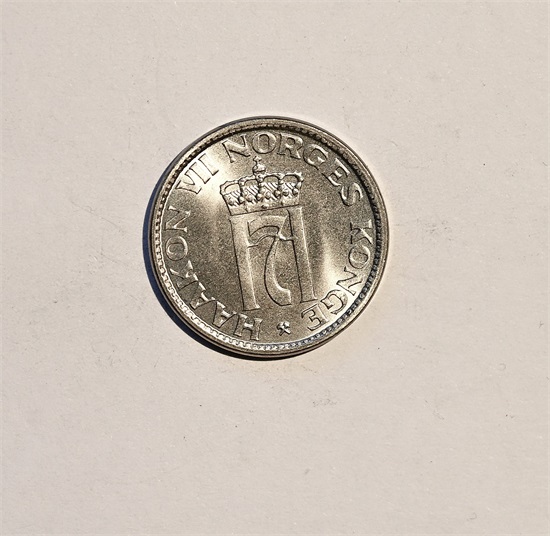 Norge 50 øre 1955 kv. 0