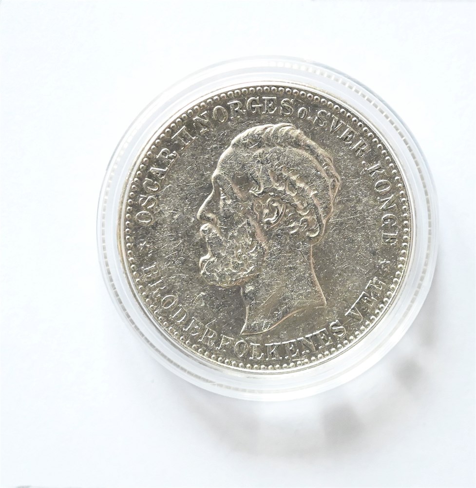 Norge 2 kroner 1900 kv. 1