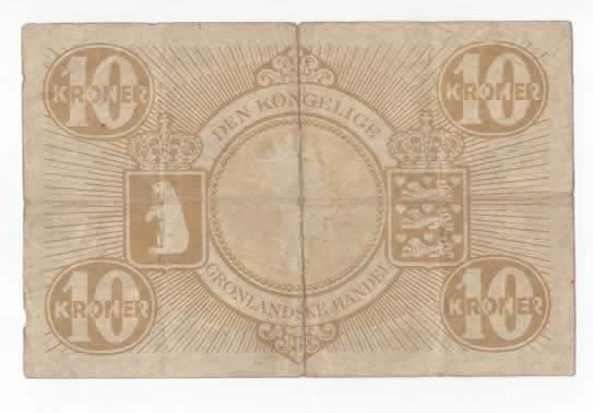 Grønland 10 kroner u/år (19531967) kv. 1-
