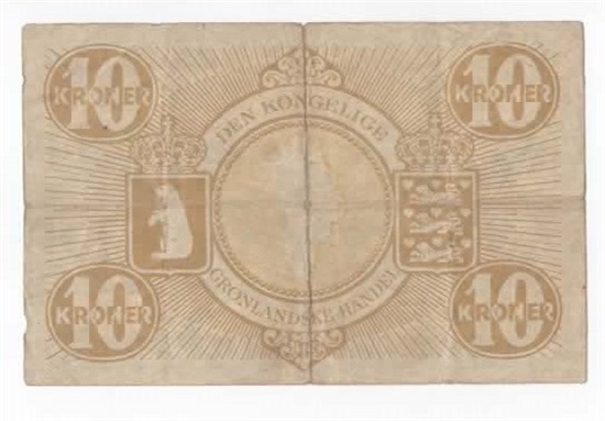 Grønland 10 kroner u/år (19531967) kv. 1-