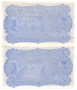 5 kroner 1876-77 Oscar II Specimen. Kv.0/01