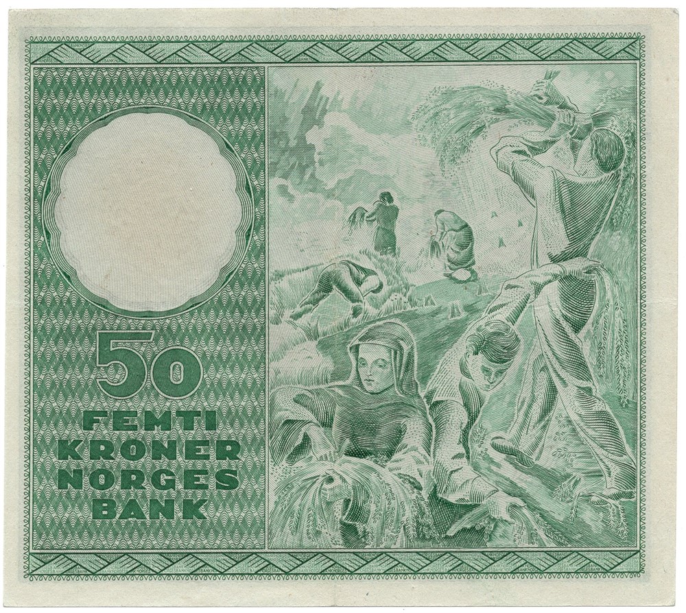 50 kroner 1952 A.8916178. Kv.01