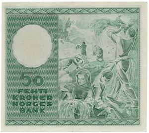50 kroner 1952 A.8916178. Kv.01