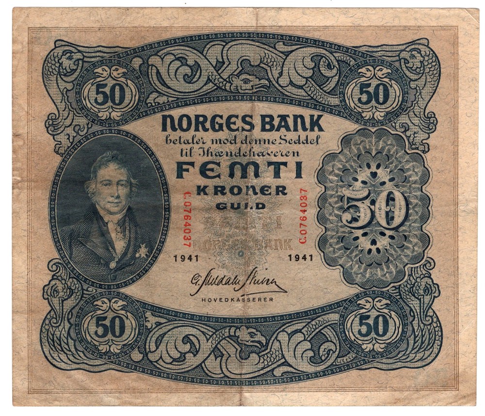50 kroner 1941 C. Kv.1