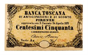 Italia (Toscana) 50 cent 1870