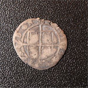 England halv Groat 1550 tallet sølv