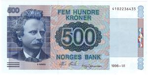 500 kroner 1996 Kv.0