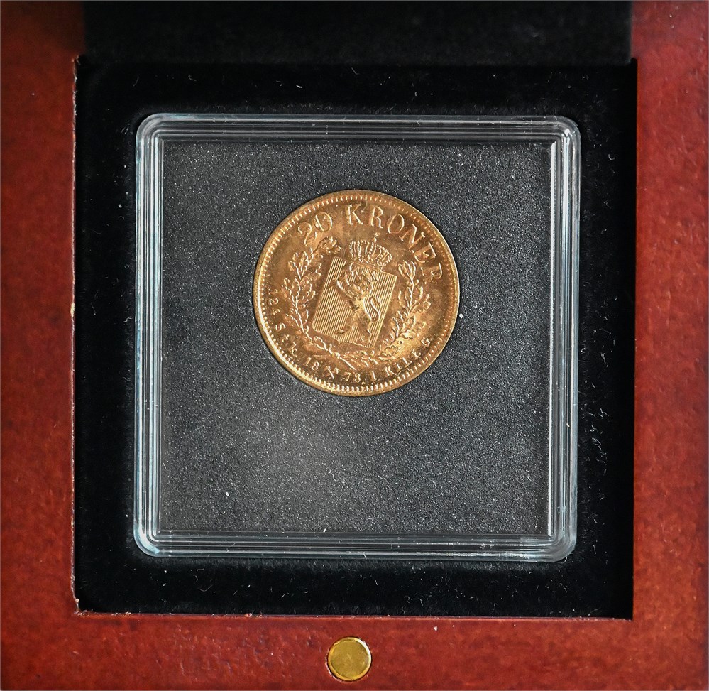 Norge 20 kroner 1878 kv. 0/01