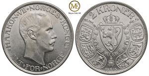 2 kroner 1913 Haakon VII. Kv.0/01