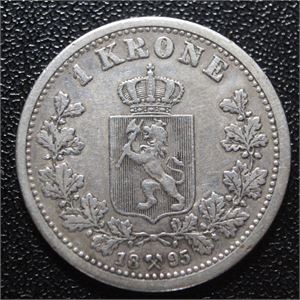 1 krone 1895 kv. 1/1+