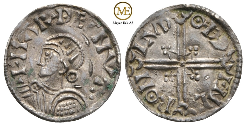 Penning Hardeknud (1035-1042) Danmark. Kv.1+/01