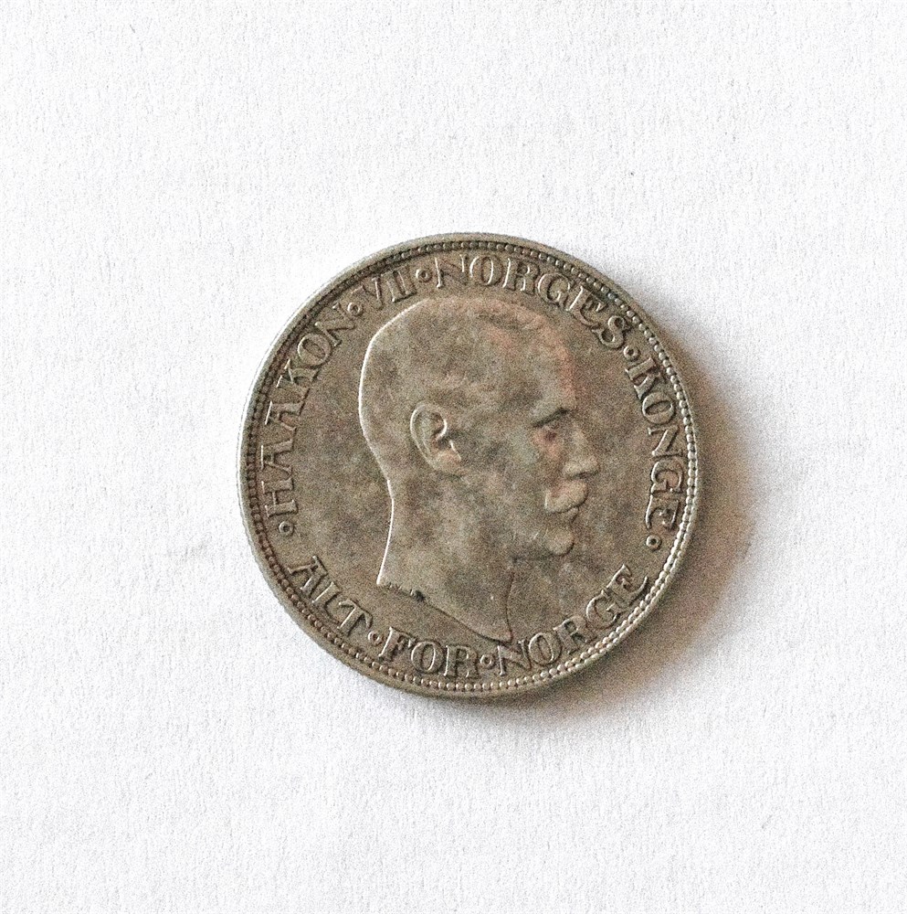 Norge 2 kroner 1912 kv. 1+